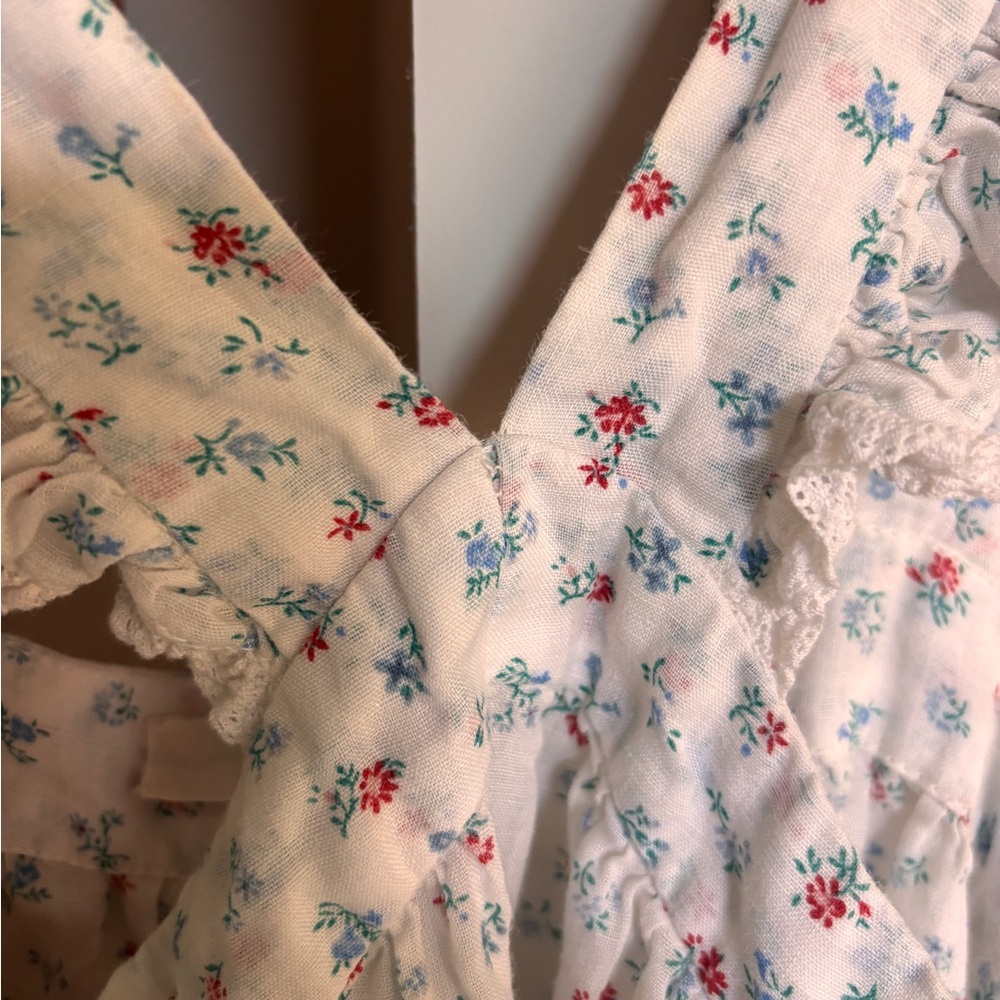 Doen Light Blue Floral Midi Dress - Picture 3 of 6